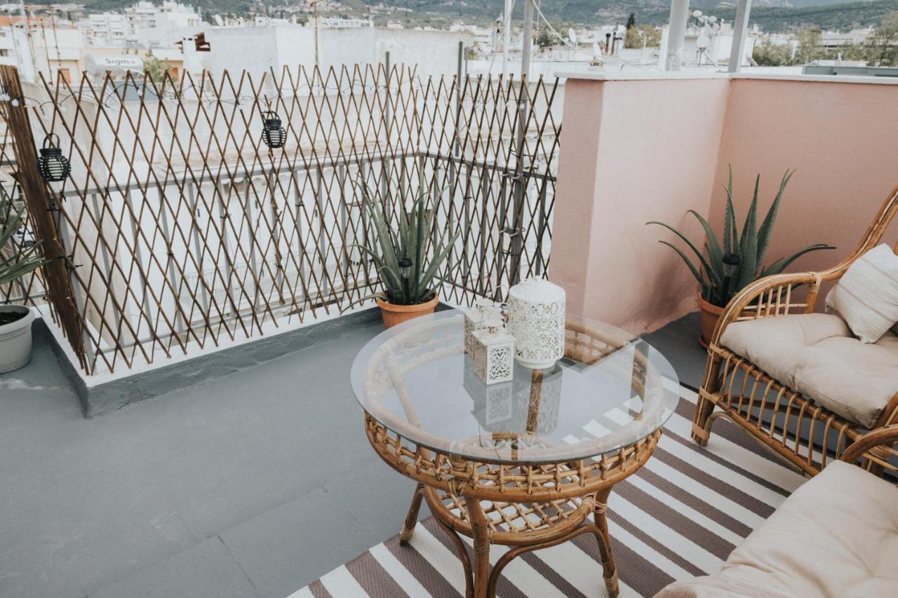 沃洛斯Bohemian Loft With View!公寓 外观 照片